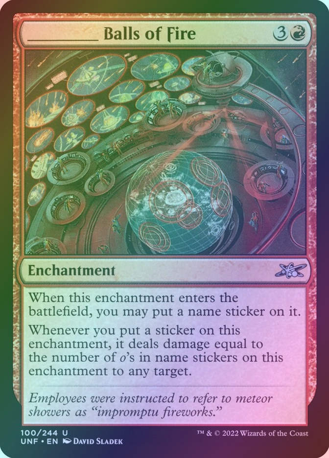 _____ Balls of Fire (UNF) (100) / Foil