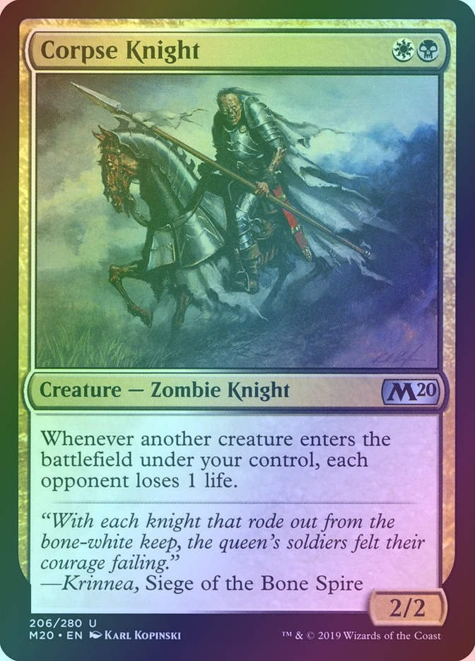 Corpse Knight (M20) (206) / Foil