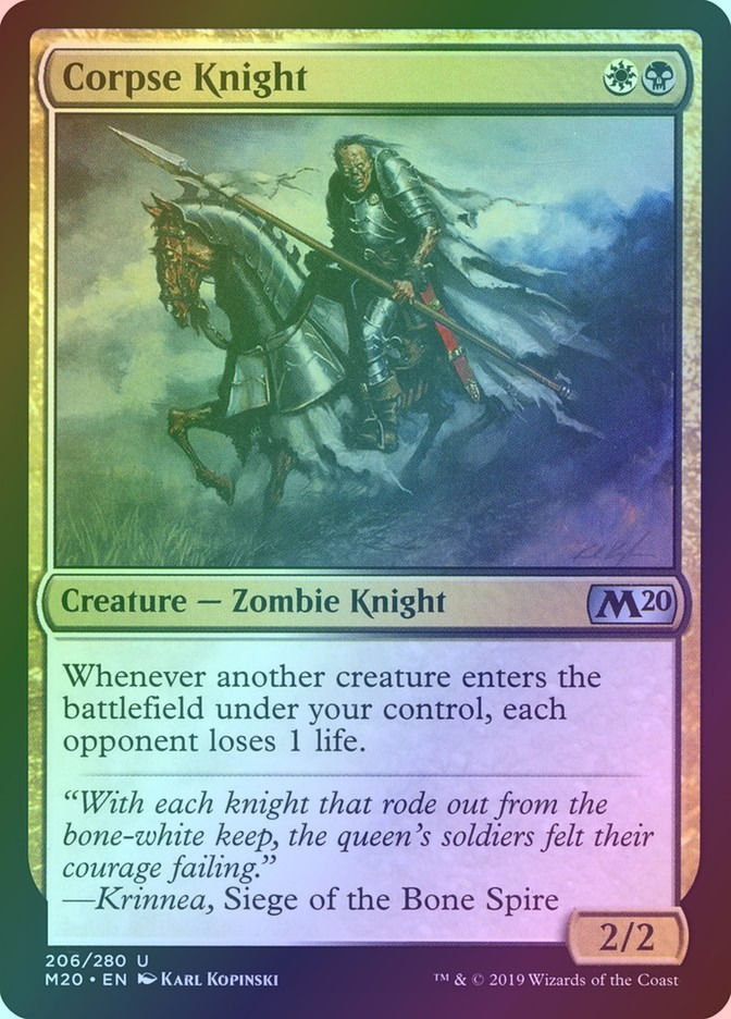Corpse Knight (M20) (206) / Foil