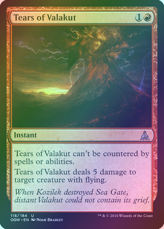 Tears of Valakut (OGW) (118) / Foil