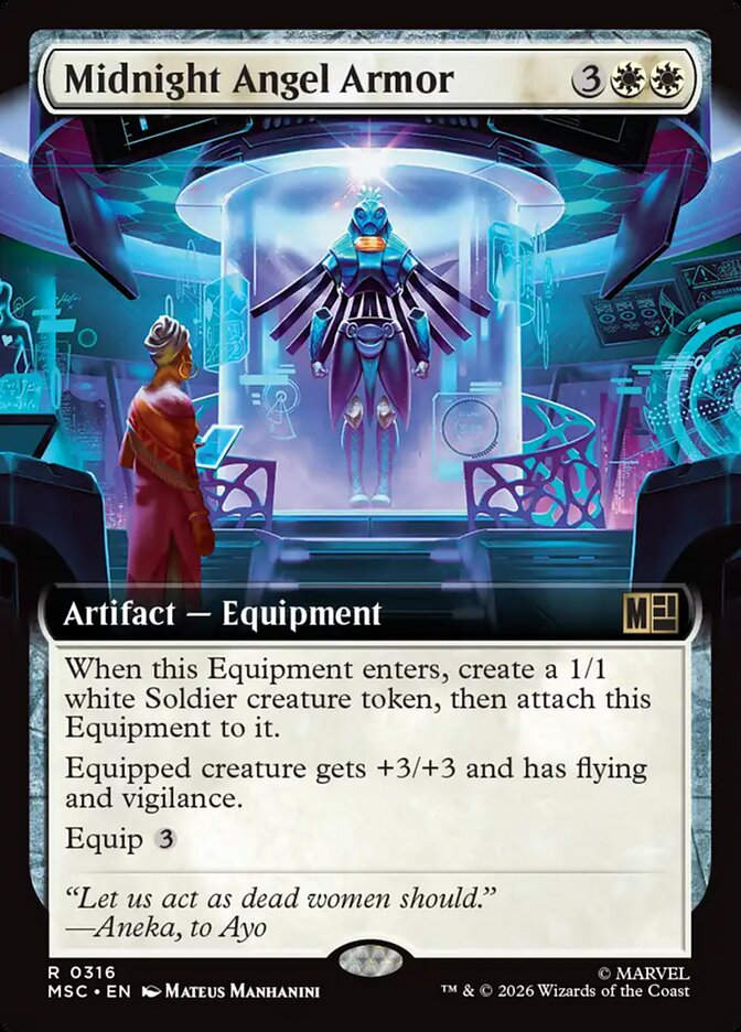 Midnight Angel Armor (MSC) (316) / Extended Art