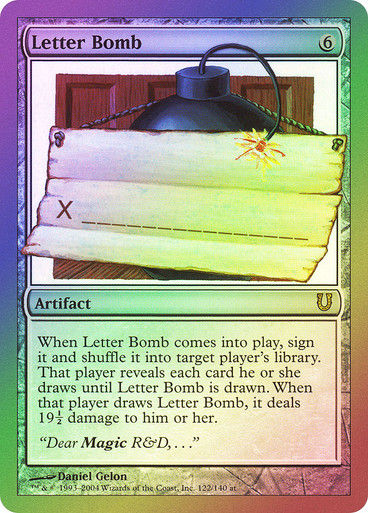 Letter Bomb (unh) / Foil