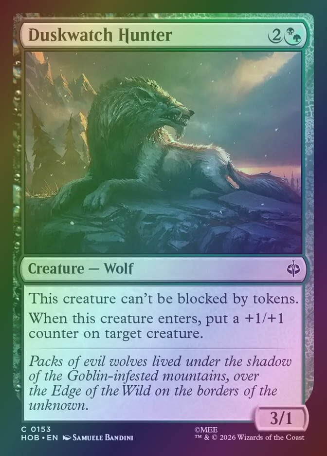 Duskwatch Hunter (HOB) (153) / Foil