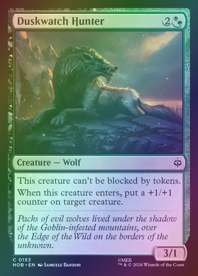 Duskwatch Hunter (HOB) (153) / Foil