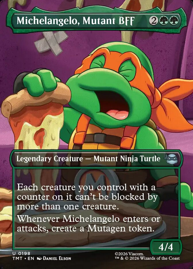Michelangelo, Mutant BFF (TMT) (198) / Borderless