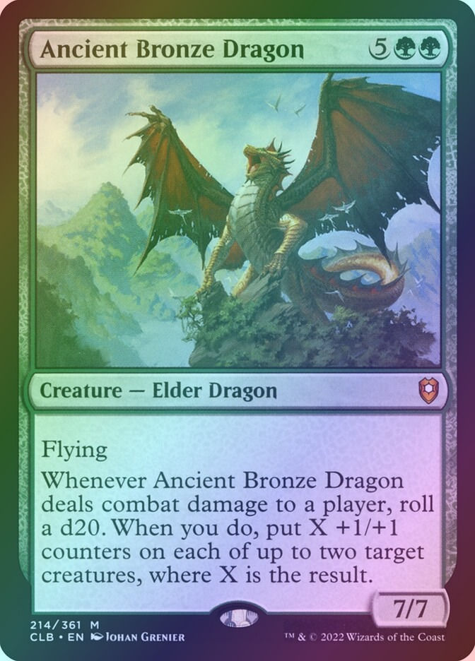 Ancient Bronze Dragon (CLB) (214) / Foil