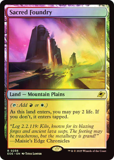 Sacred Foundry (EOE) (256) / Foil