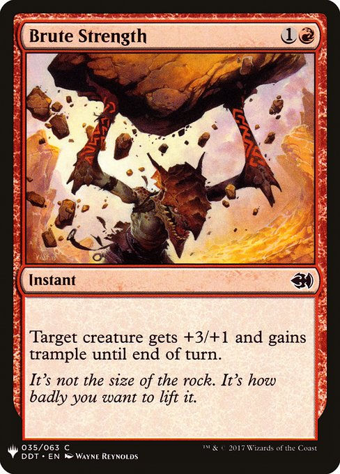 Brute Strength (PLST) (DDT-35)