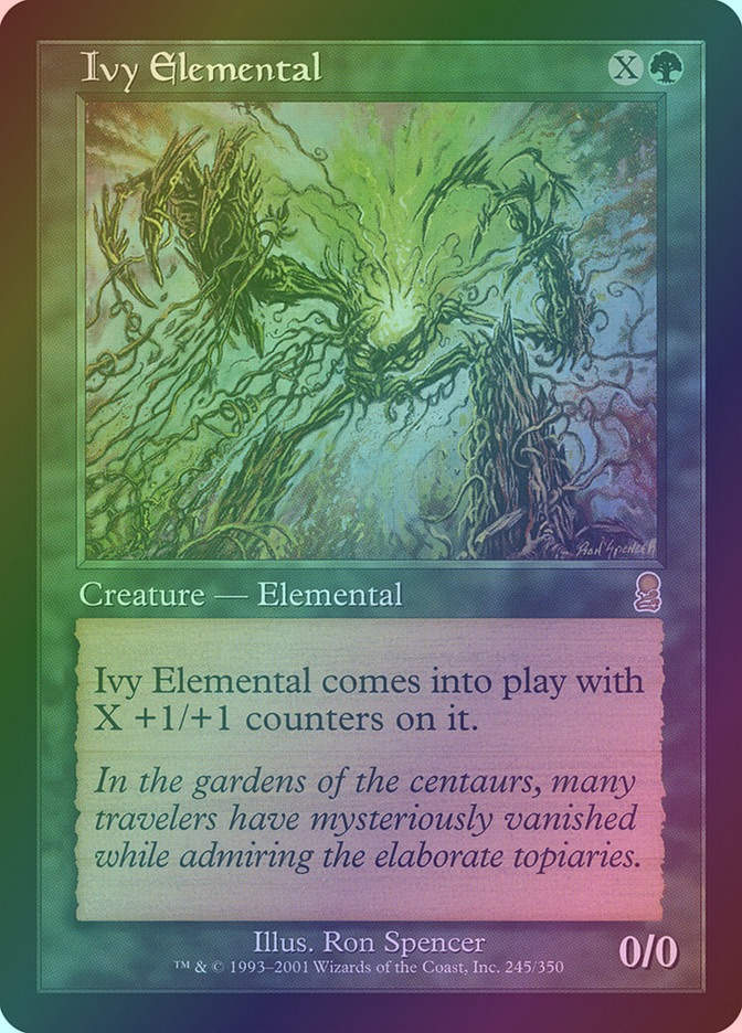 Ivy Elemental (ODY) (245) / Foil