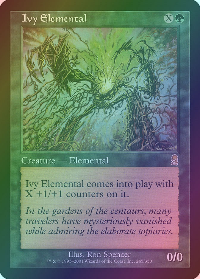 Ivy Elemental (ODY) (245) / Foil