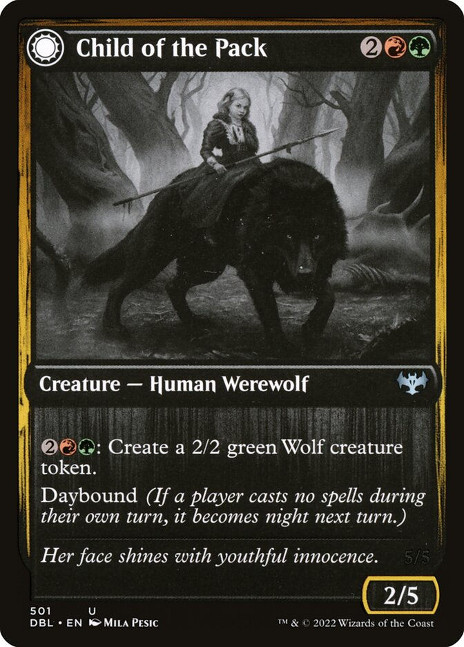 Child of the Pack // Savage Packmate (DBL) (501) — cara 1 de 2