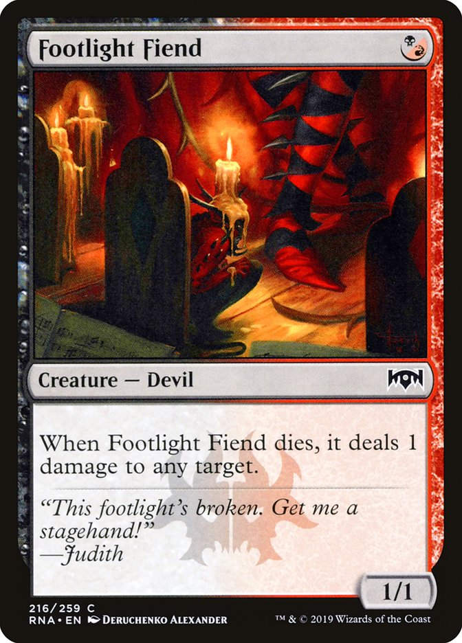 Footlight Fiend (RNA) (216)