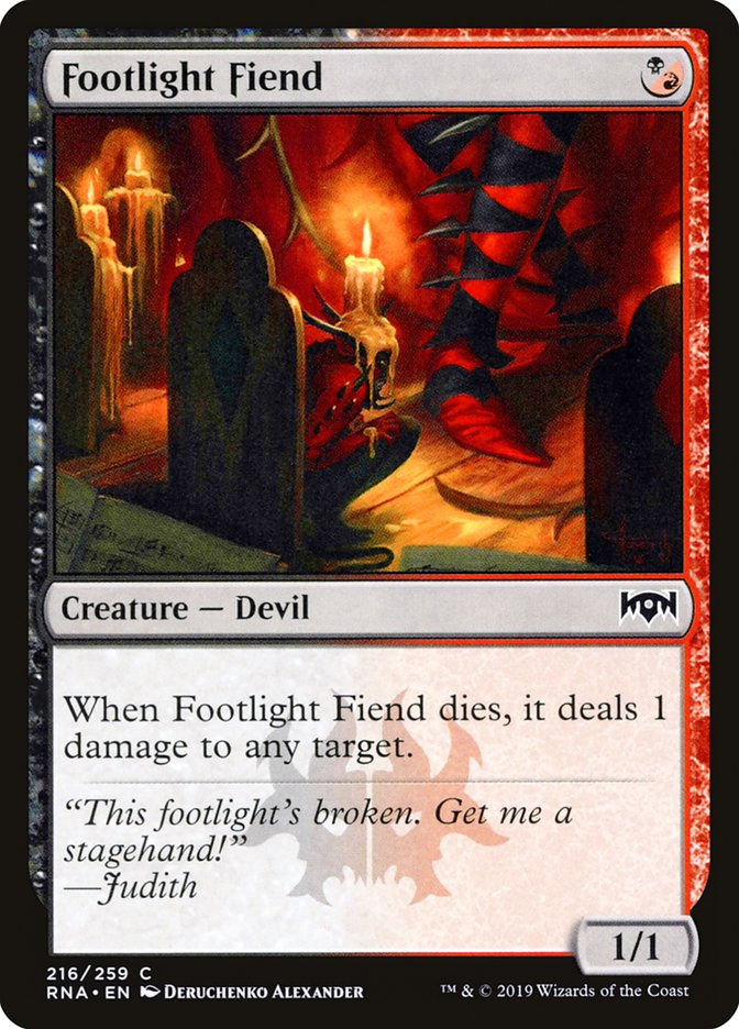 Footlight Fiend (RNA) (216)