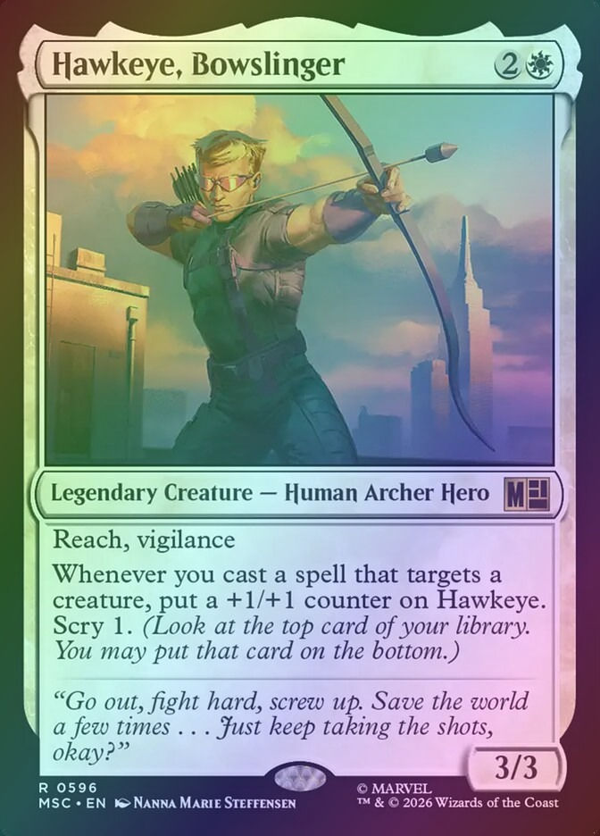 Hawkeye, Bowslinger (MSC) (596) / Foil