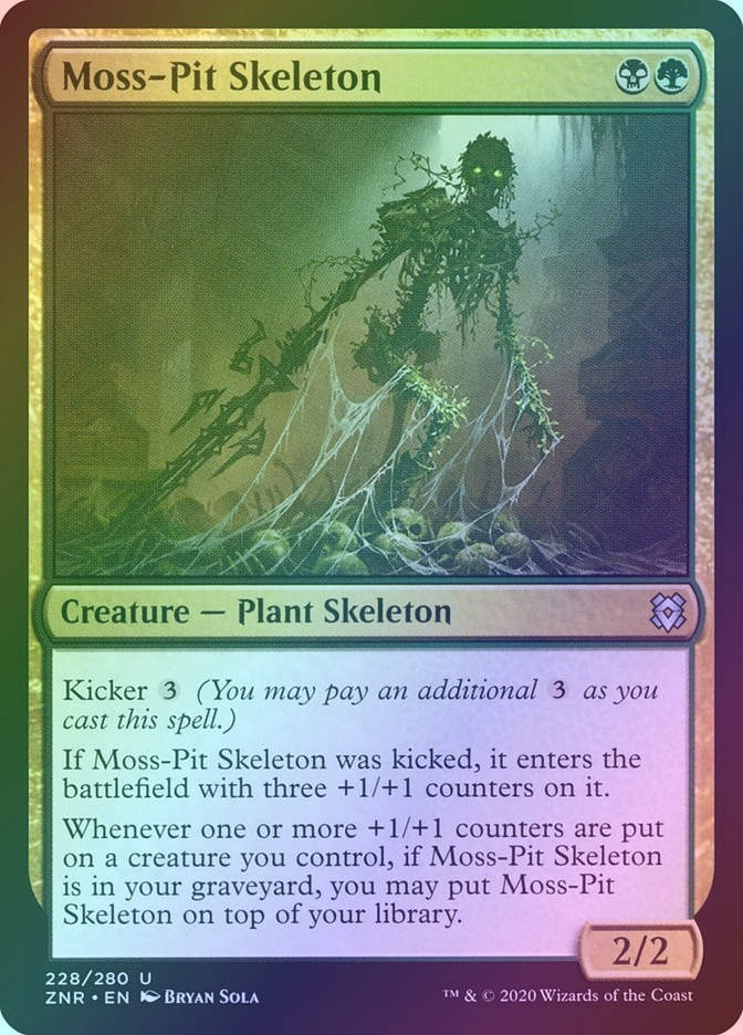 Moss-Pit Skeleton (ZNR) (228) / Foil