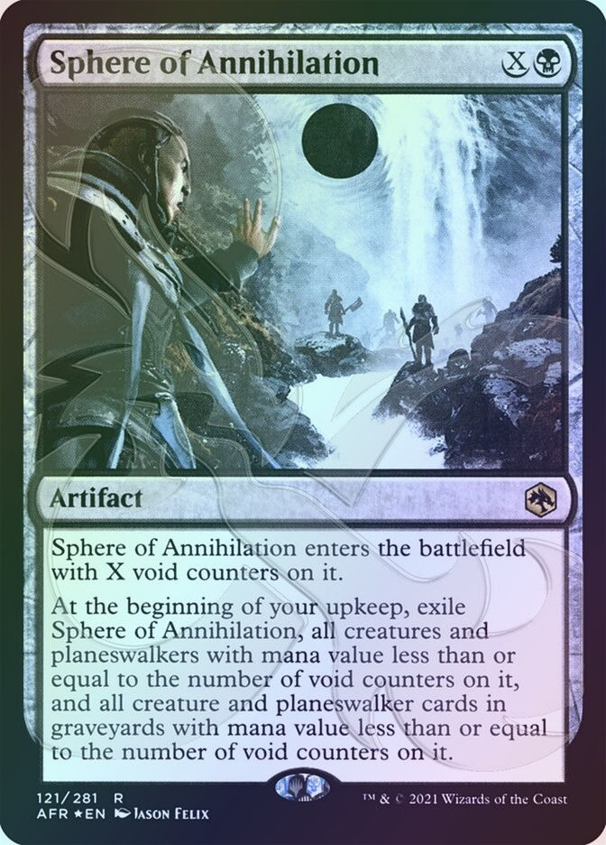 Sphere of Annihilation (PAFR) (121a) / Embossed Foil