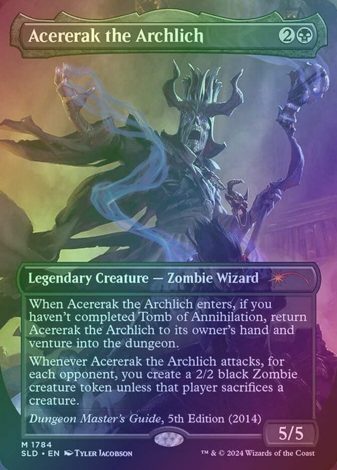 Acererak the Archlich (SLD) (1784) / Borderless / Foil