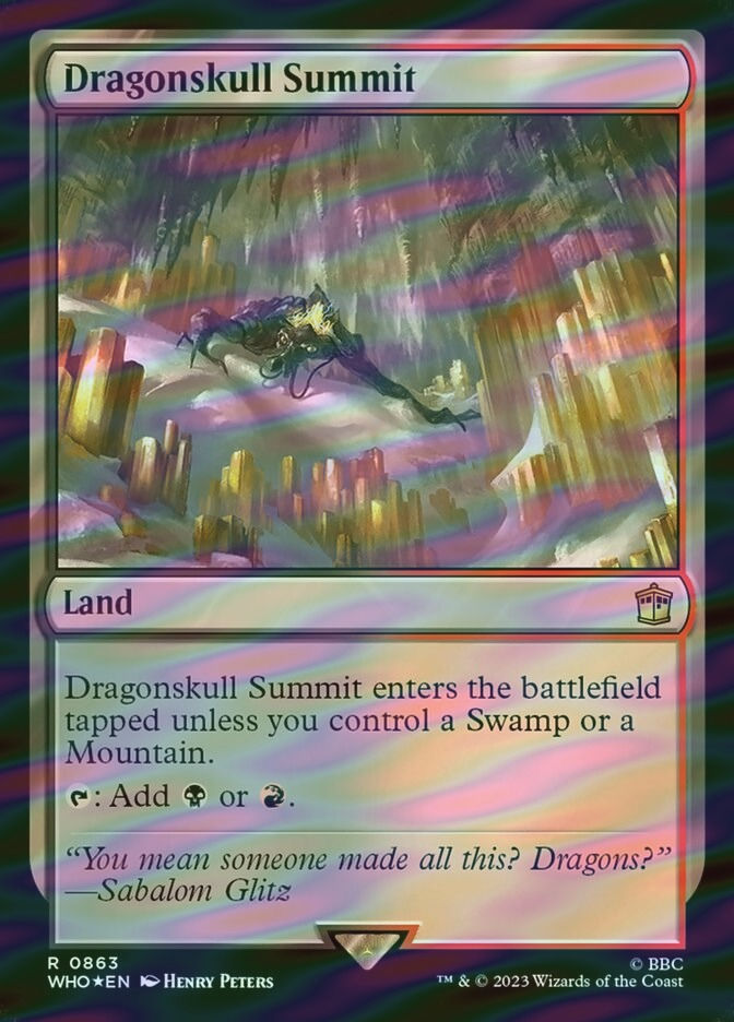 Dragonskull Summit (WHO) (863) / Surge Foil
