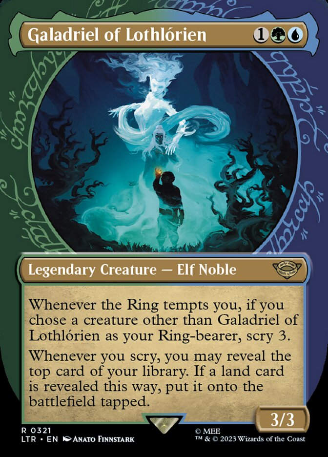 Galadriel of Lothlórien (LTR) (321) / Borderless / Showcase