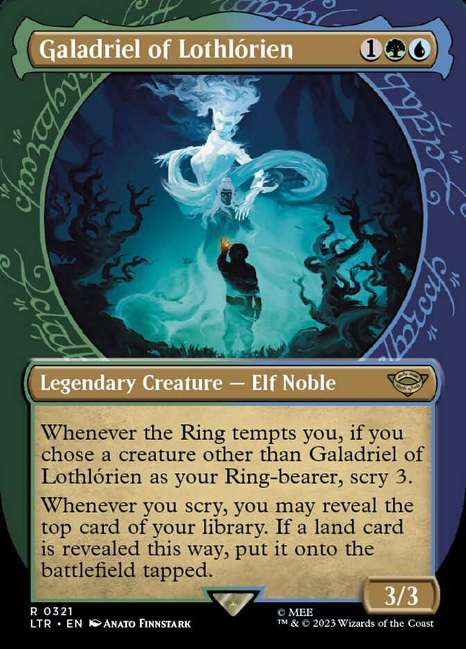 Galadriel of Lothlórien (LTR) (321) / Borderless / Showcase