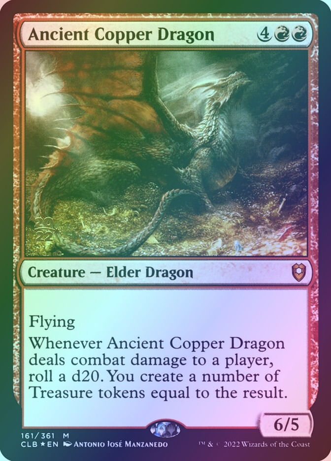 Ancient Copper Dragon (PCLB) (161s) / Foil