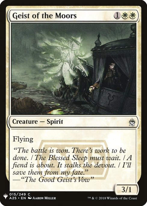 Geist of the Moors (PLST) (A25-15)