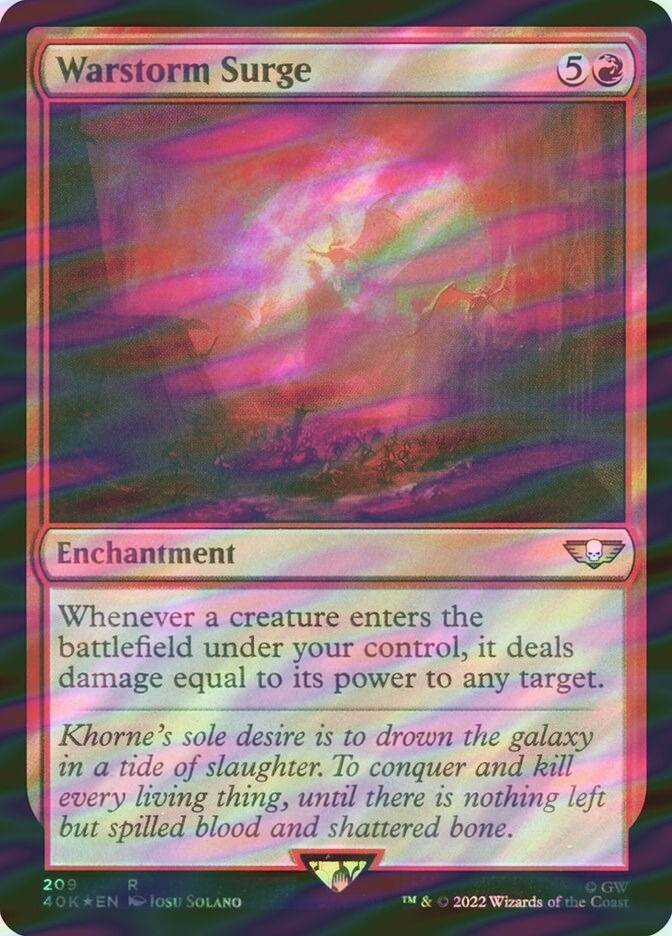 Warstorm Surge (40K) (209★) / Surge Foil