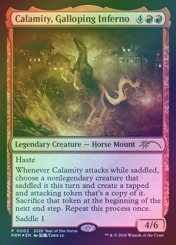 Calamity, Galloping Inferno (PL26) (4) / Foil