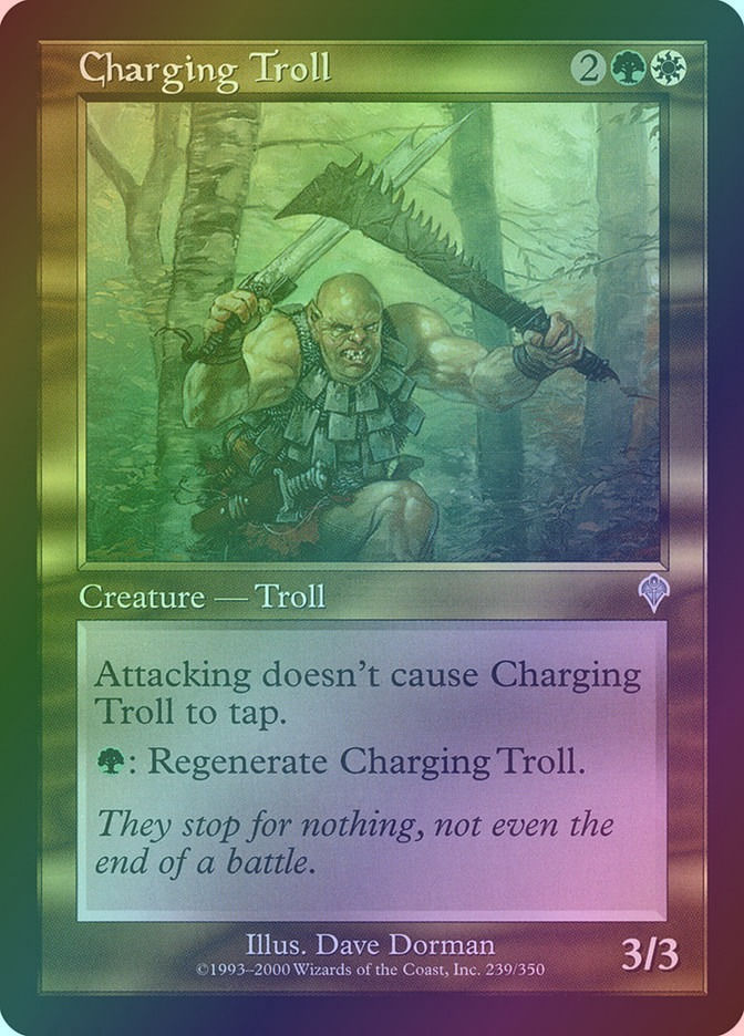 Charging Troll (INV) (239) / Foil