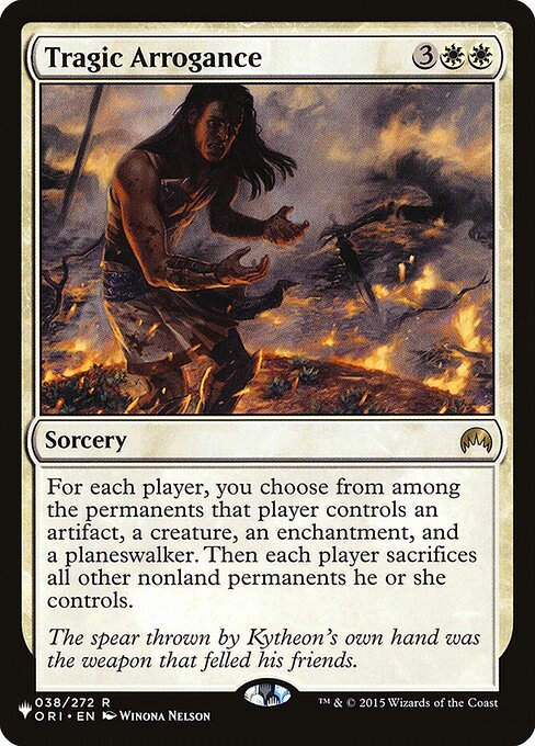 Tragic Arrogance (PLST) (ORI-38)