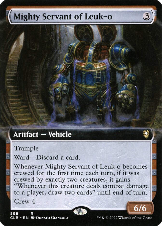 Mighty Servant of Leuk-o (CLB) (598) / Extended Art