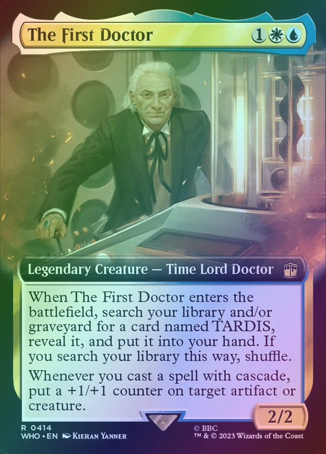 The First Doctor (WHO) (414) / Extended Art / Foil