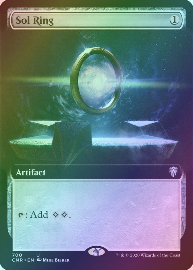 Sol Ring (CMR) (700) / Extended Art / Foil