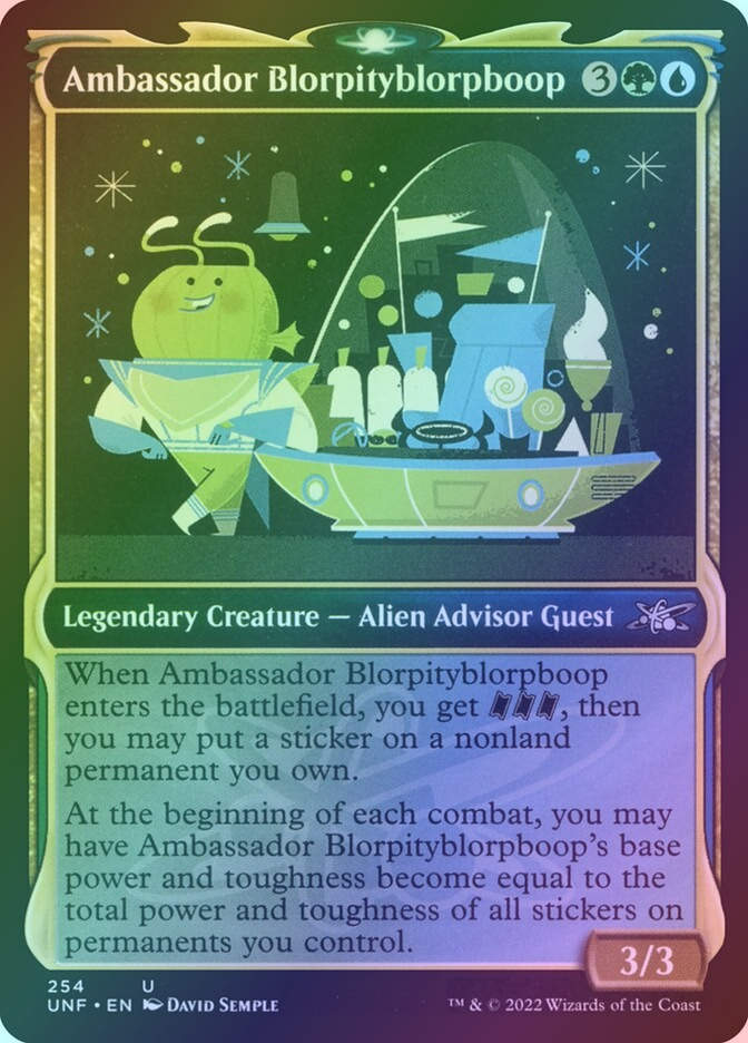 Ambassador Blorpityblorpboop (UNF) (254) / Showcase / Foil