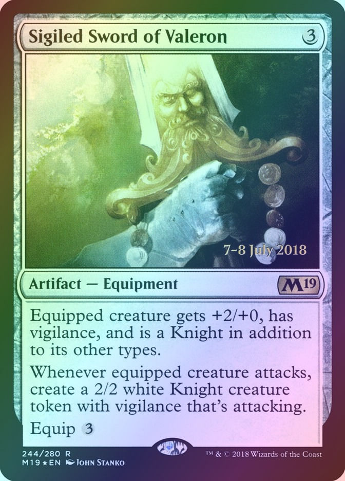 Sigiled Sword of Valeron (PM19) (244s) / Foil