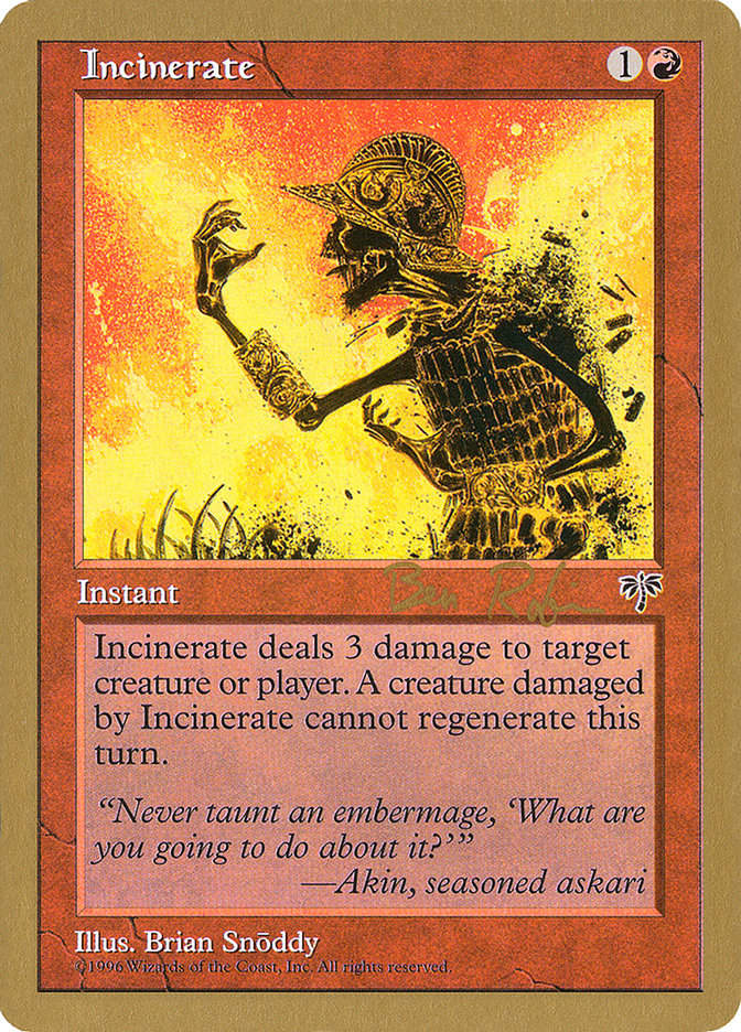 Incinerate (WC98) (br184)
