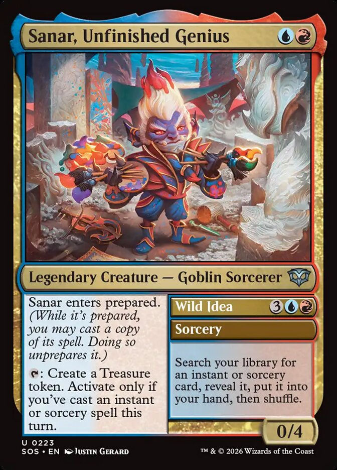 Sanar, Unfinished Genius // Wild Idea (SOS) (223)