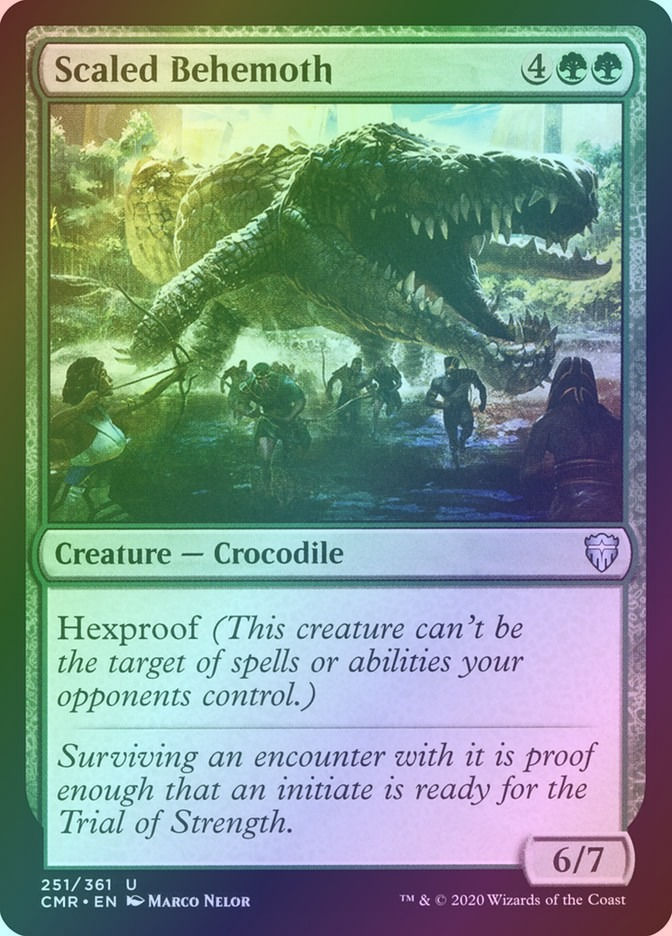 Scaled Behemoth (CMR) (251) / Foil
