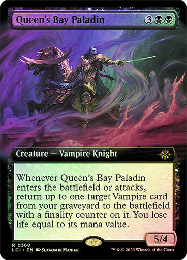 Queen's Bay Paladin (lci) / Extended Art / Foil