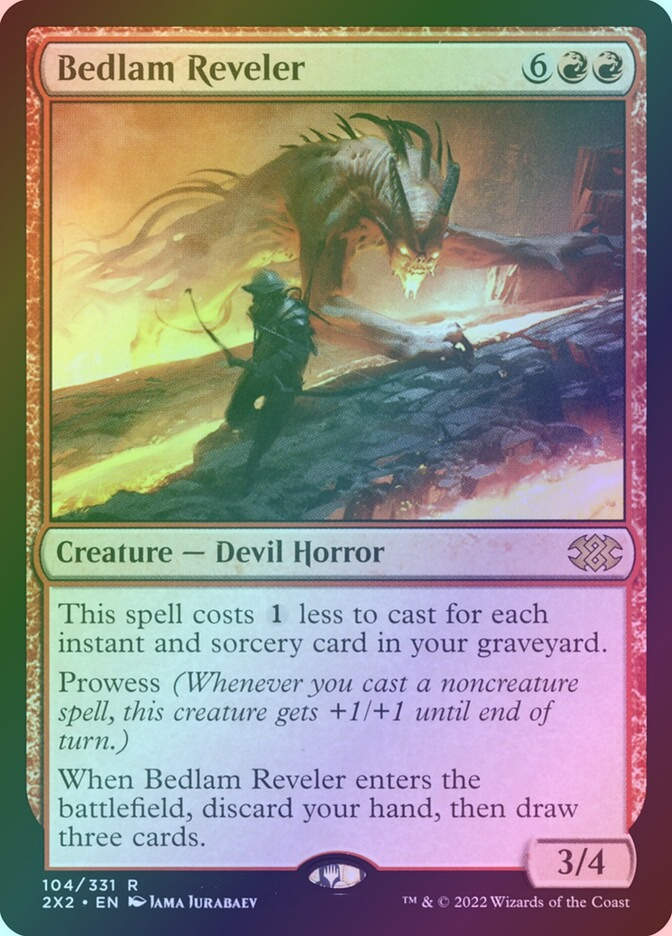 Bedlam Reveler (2X2) (104) / Foil
