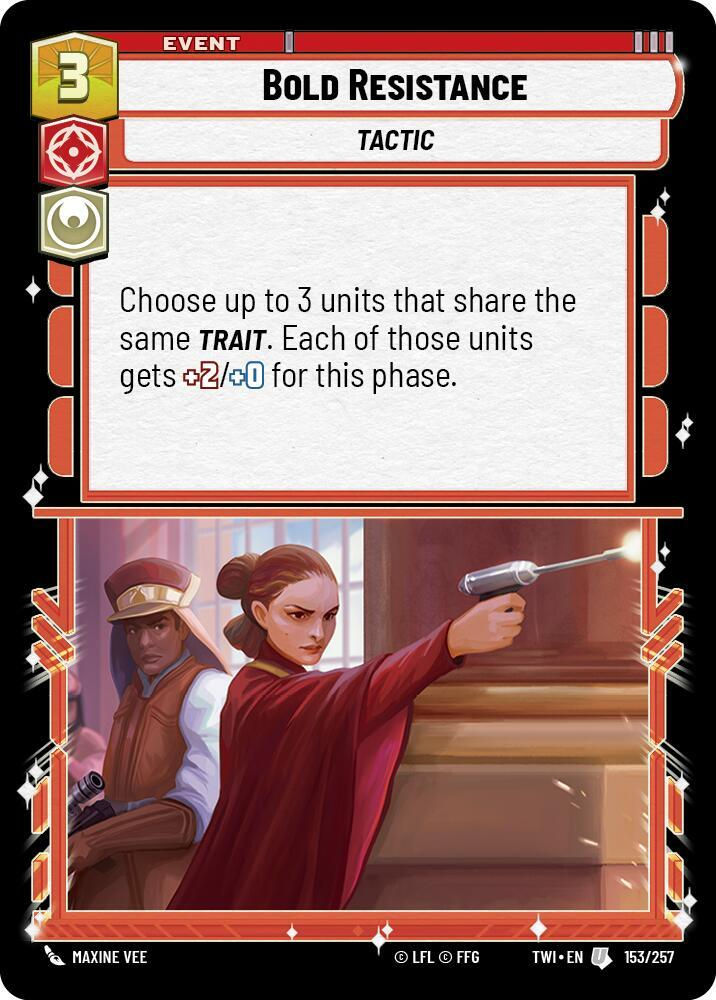 Bold Resistance (TWI) (153/257) / Foil