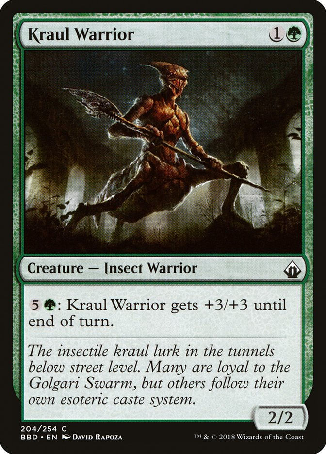 Kraul Warrior (BBD) (204) / Foil