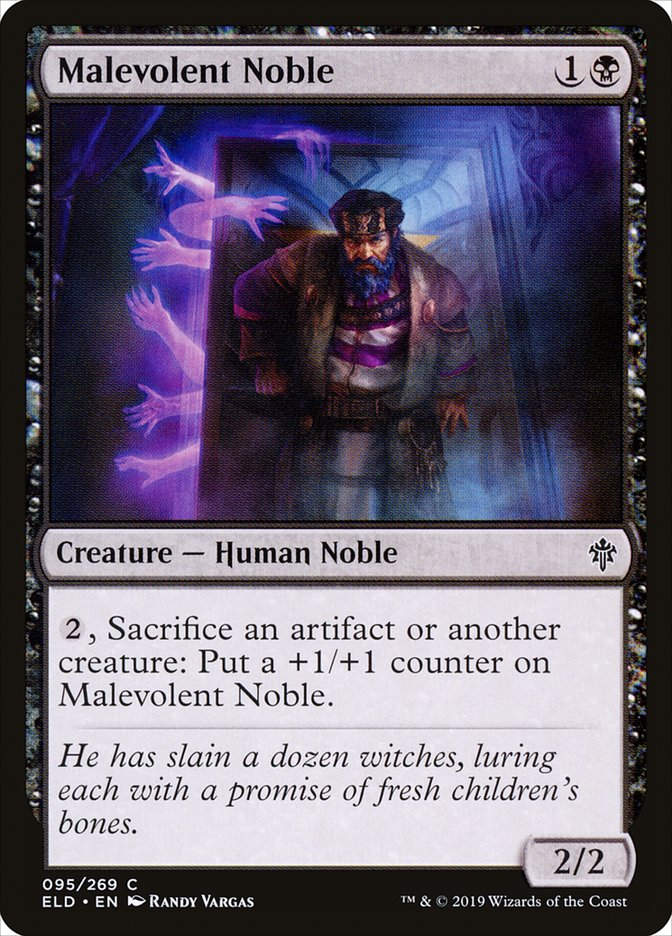 Malevolent Noble (ELD) (95)