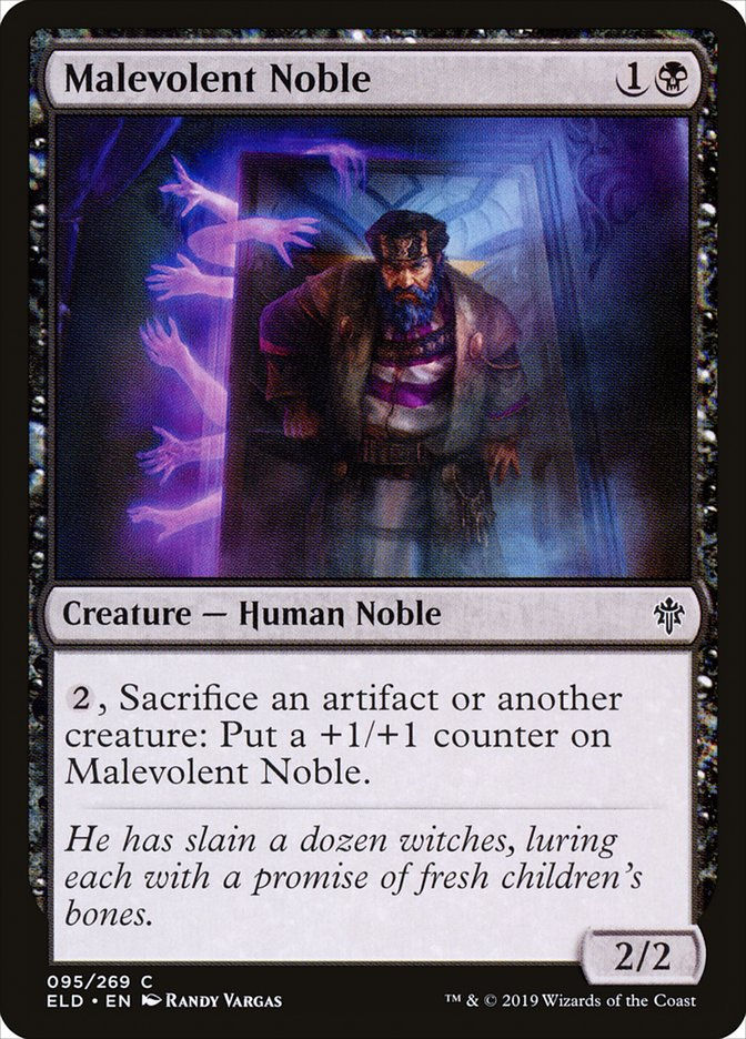 Malevolent Noble (ELD) (95)