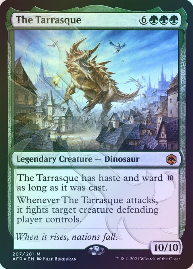 The Tarrasque (PAFR) (207a) / Embossed Foil