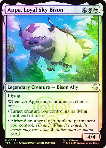 Appa, Loyal Sky Bison (TLA) (9) / Foil