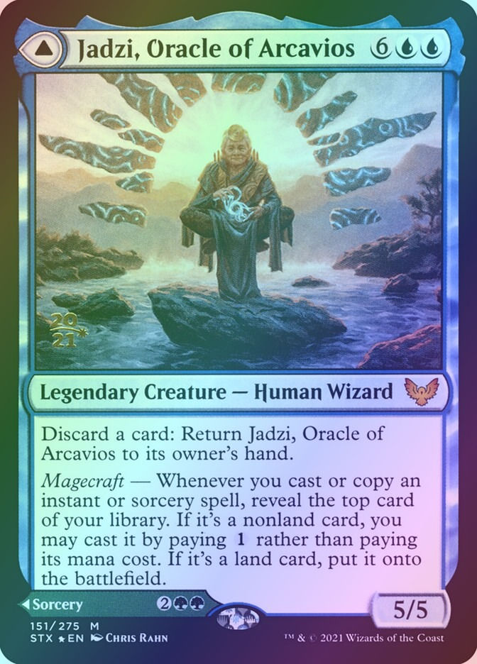 Jadzi, Oracle of Arcavios // Journey to the Oracle (PSTX) (151s) / Foil — cara 1 de 2