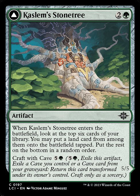 Kaslem's Stonetree // Kaslem's Strider (lci) — cara 1 de 2
