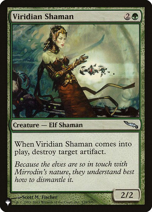 Viridian Shaman (PLST) (MRD-139)
