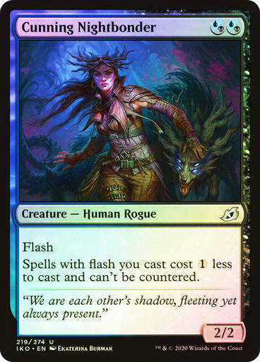 Cunning Nightbonder (IKO) (219) / Foil
